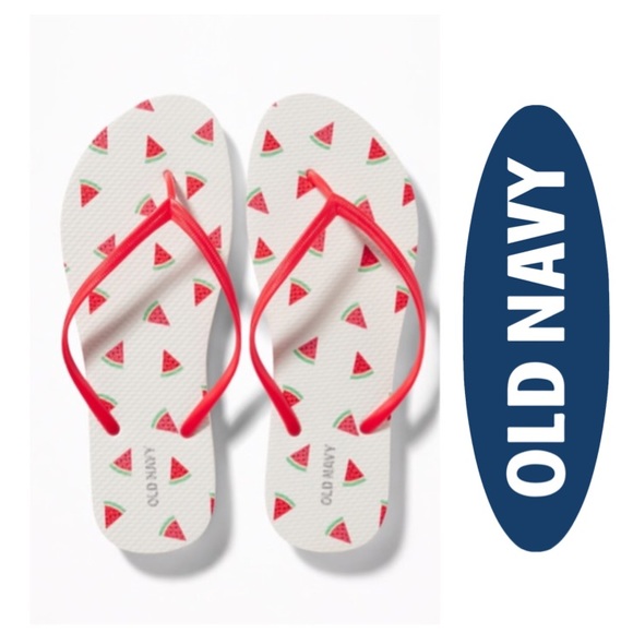 old navy watermelon flip flops